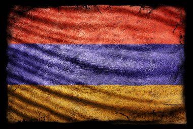 Ermenistan Bayrağı, Grunge Doku Arkaplanı