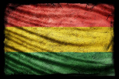 Bolivya Bayrağı, Grunge Doku Arkaplanı