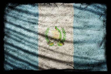 Guatemala Bayrağı, Grunge Doku Arkaplanı