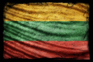 Litvanya Bayrağı, Grunge Doku Arkaplanı