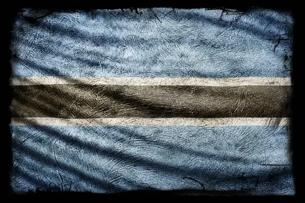 Botswana Bayrağı, Grunge Doku Arkaplanı