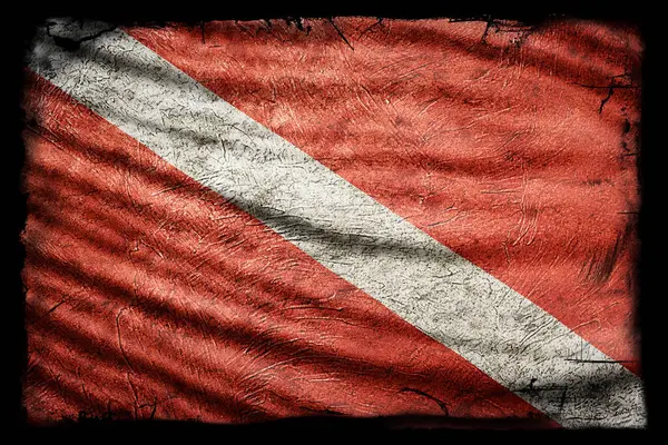 Dalgıç Aşağı Bayrak, Grunge Doku Arkaplanı