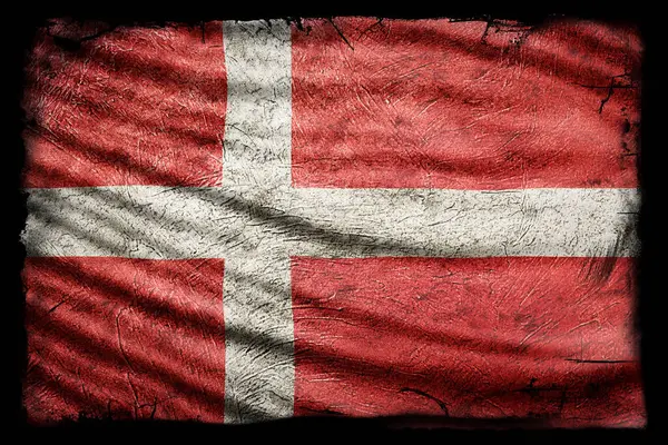Danimarka Bayrağı, Grunge Doku Arkaplanı