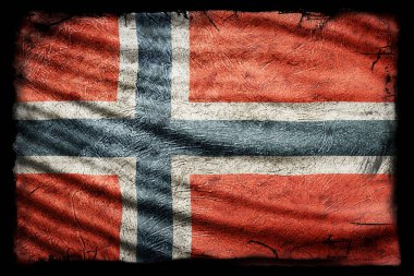 Norveç Bayrağı, Grunge Doku Arkaplanı