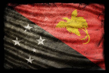 Papua Yeni Gine Bayrağı, Grunge Doku Arkaplanı