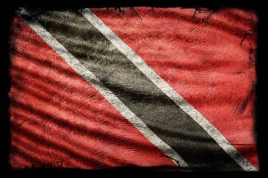 Trinidad ve Tobago Bayrağı, Grunge Doku Arkaplanı