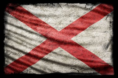 Alabama Bayrağı, Grunge Doku Arkaplanı