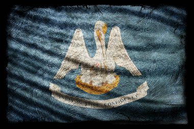 Louisiana Bayrağı, Grunge Doku Arkaplanı