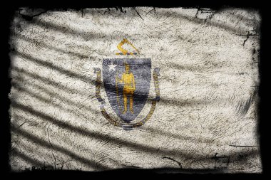 Massachusetts Bayrağı, Grunge Doku Arkaplanı