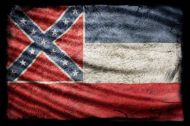 Mississippi Bayrağı, Grunge Doku Arkaplanı