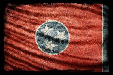 Tennessee Bayrağı, Grunge Doku Arkaplanı