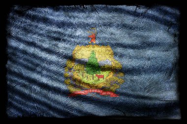 Vermont Bayrağı, Grunge Doku Arkaplanı