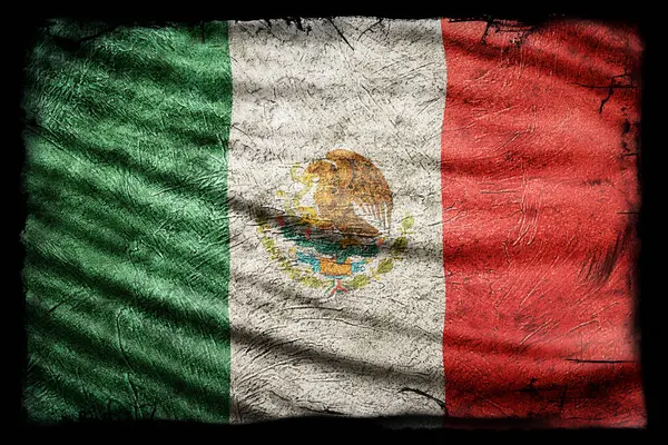 Meksika Bayrağı, Grunge Doku Arkaplanı