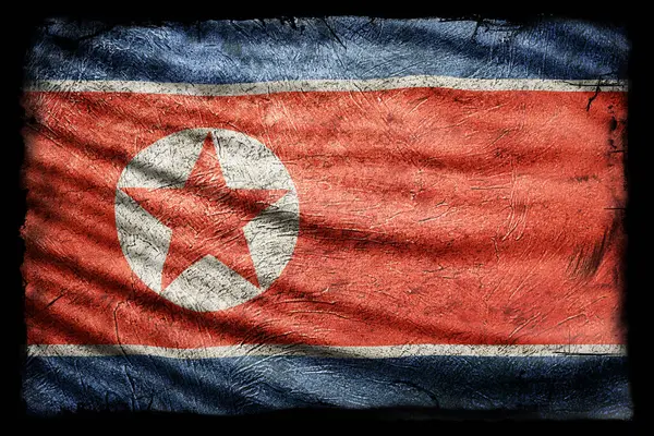 Kuzey Kore Bayrağı, Grunge Doku Arkaplanı