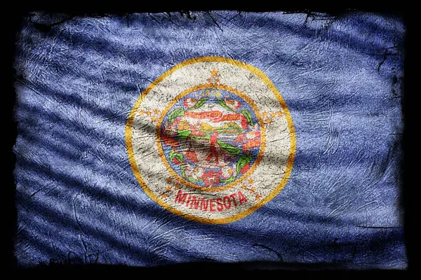 Minnesota Bayrağı, Grunge Doku Arkaplanı