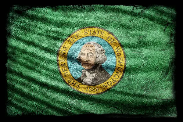Washington Bayrağı, Grunge Doku Arkaplanı