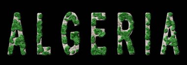 Cezayir Yeniden Ormanlama ve İklim Mesajı, Sürdürülebilir Yeşil Tipografi, Yeşil Gündem