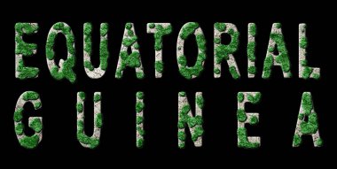 Ekvator Ginesi Yeniden Ormanlama ve İklim Mesajı, Sürdürülebilir Yeşil Tipografi, Yeşil Gündem