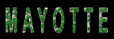 Mayotte Ormanlaşma ve İklim Mesajı, Sürdürülebilir Yeşil Tipografi, Yeşil Gündem