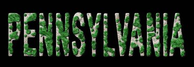 Pennsylvania Yeniden Ormanlanma ve İklim Mesajı, Sürdürülebilir Yeşil Tipografi, Yeşil Gündem