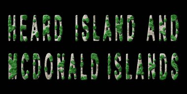 Heard Adası ve McDonald Adaları Ormanlaştırma ve İklim Mesajı, Sürdürülebilir Yeşil Tipografi, Yeşil Gündem