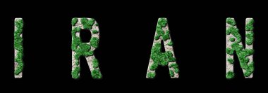 İran Yeniden Ormanlandırma ve İklim Mesajı, Sürdürülebilir Yeşil Tipografi, Yeşil Gündem