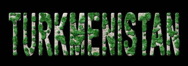 Türkmenistan Orman Yeniden Ormanlandırma ve İklim Mesajı, Sürdürülebilir Yeşil Tipografi, Yeşil Gündem