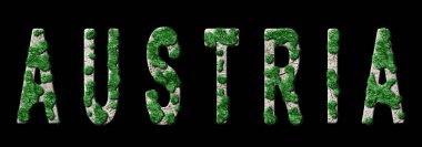 Avusturya Yeniden Ormanlanma ve İklim Mesajı, Sürdürülebilir Yeşil Tipografi, Yeşil Gündem