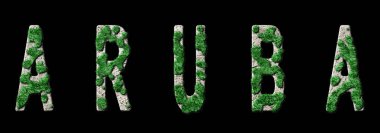 Aruba Ormanını Değiştirme ve İklim Mesajı, Sürdürülebilir Yeşil Tipografi, Yeşil Gündem