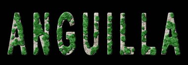 Anguilla Yeniden Ormanlandırma ve İklim Mesajı, Sürdürülebilir Yeşil Tipografi, Yeşil Gündem