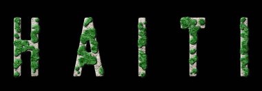 Haiti Ormanlaşması ve İklim Mesajı, Sürdürülebilir Yeşil Tipografi, Yeşil Gündem