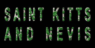 Saint Kitts ve Nevis Ormancılık ve İklim Mesajı, Sürdürülebilir Yeşil Tipografi, Yeşil Gündem