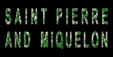 Saint Pierre ve Miquelon Ormanlaştırma ve İklim Mesajı, Sürdürülebilir Yeşil Tipografi, Yeşil Gündem