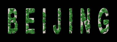 Pekin Ormanını Yenileme ve Biyofili, Pekin Yeşil Tipografisi