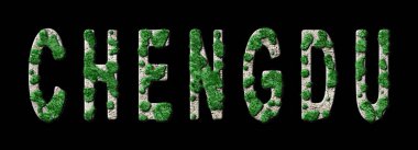 Chengdu Ormanı ve Biyofili, Chengdu Yeşil Tipografisi