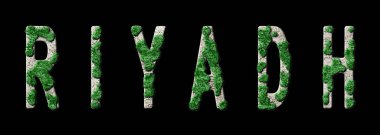 Riyad Ormanını Yenileme ve Biyofili, Riyad Yeşil Tipografisi