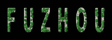 Fuzhou Ormanını Yenileme ve Biyofili, Fuzhou Yeşil Tipografisi