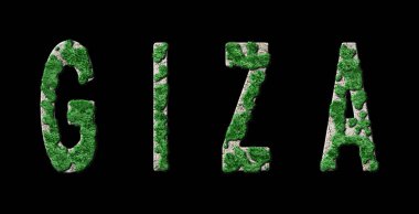 Giza Ormanını Yenileme ve Biyofili, Giza Green Typography