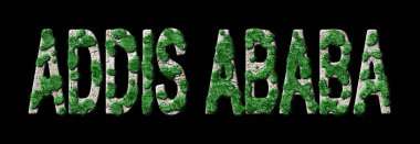 Addis Ababa Ormancılık ve Biyofili, Addis Ababa Yeşil Tipografi