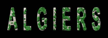 Cezayir ormanlarının yenilenmesi ve biyofili, Cezayir Yeşil Tipografisi