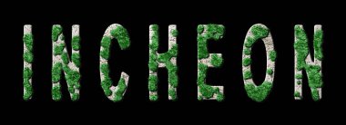 Incheon Yeniden Ormanlama ve Biyofili, Incheon Yeşil Tipografisi
