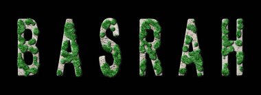 Basrah Ormancılık ve Biyofili, Basrah Yeşil Tipografi