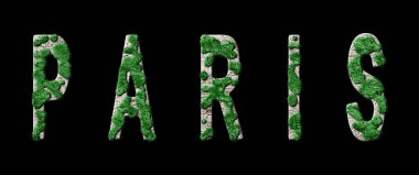 Paris Ormancılık ve Biyofili, Paris Yeşil Tipografi