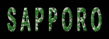 Sapporo Ormanını Yenileme ve Biyofili, Sapporo Yeşil Tipografisi