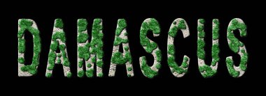 Şam Ormanını Yenileme ve Biyofili, Şam Yeşil Tipografisi