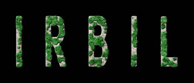 Irbil Ormanı ve Biyofili, Irbil Yeşil Tipografisi