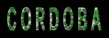 Cordoba Ormanları ve Biyofili, Cordoba Yeşil Tipografisi