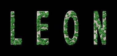 Leon Reforestation and Biophilia, Leon Green Typography