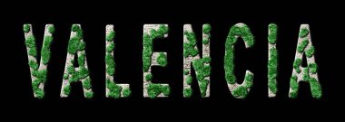 Valencia Ormancılık ve Biyofilya, Valencia Yeşil Tipografi