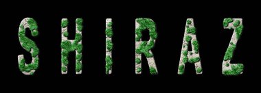 Shiraz Ormanı ve Biyofili, Shiraz Yeşil Tipografisi